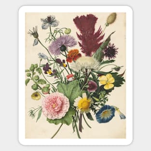 Flower Bouquet by Herman Henstenburgh Sticker